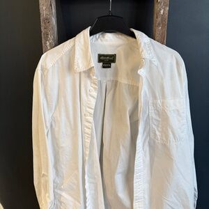 Eddie Bauer White Button UP
